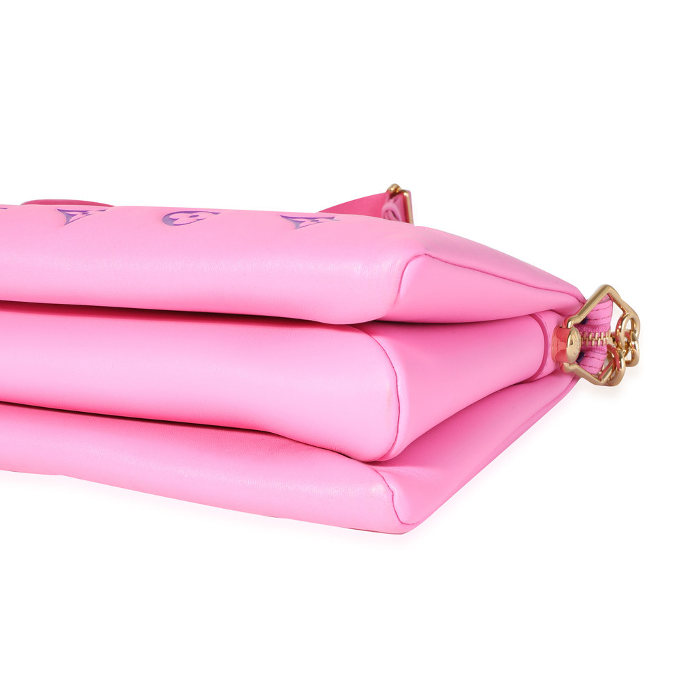 Louis Vuitton Pink & Purple Monogram Embossed Puffy Lambskin Coussin PM - Picture 7 of 8